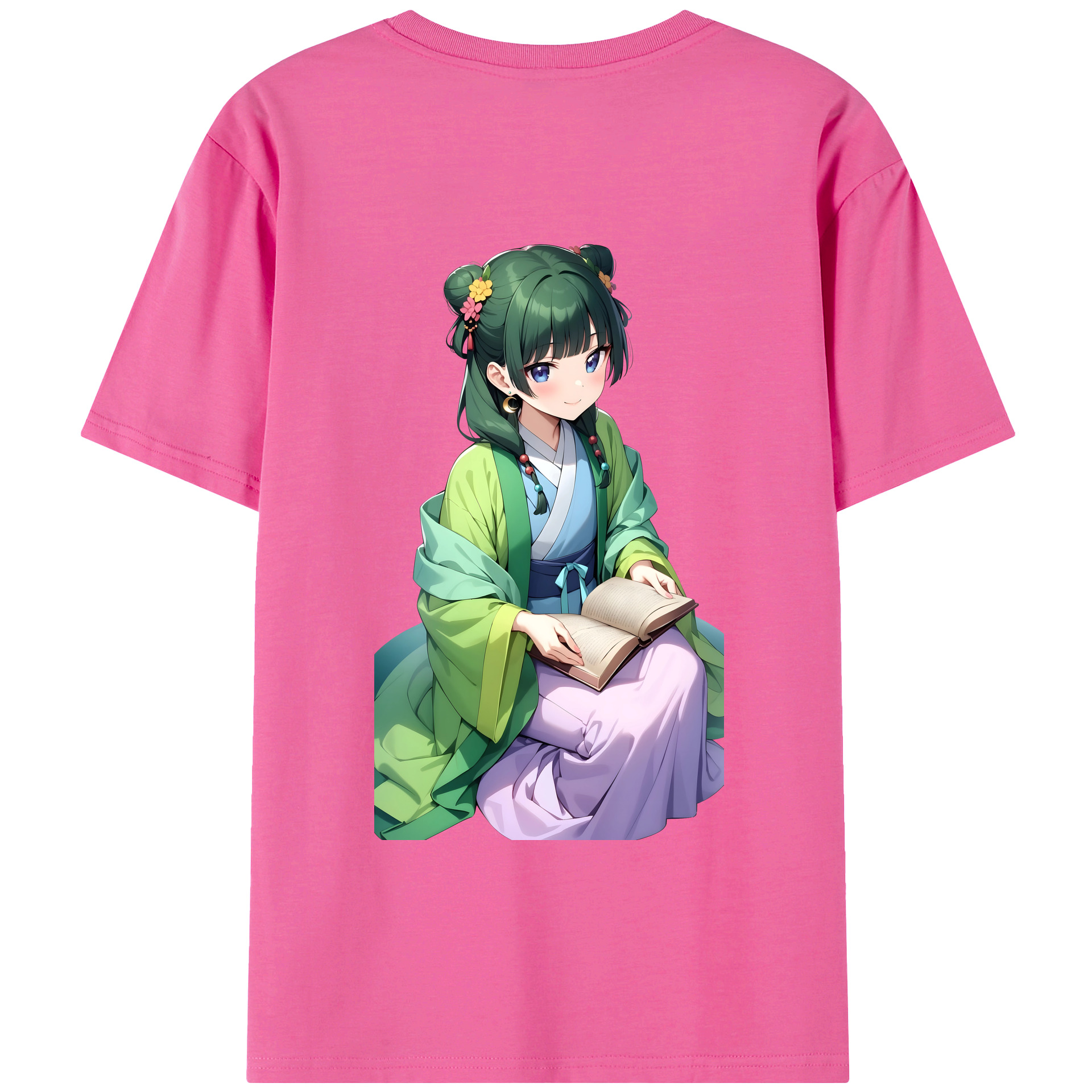 （画像用） 薬屋のひとりごと The Apothecary Diaries レディース半袖Tシャツ(バックプリント)